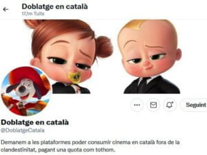 Read more about the article <span>ENTREVISTA</span> Doblatge en català: "No pot ser que TV3 emeti publicitat de pel·lícules en castellà"